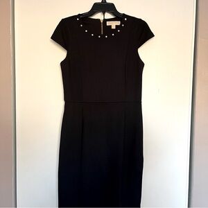Michael Kors, Black Sheath Dress. Zipper in the back.